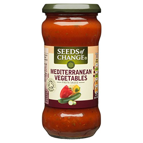 Seeds of Change Organic Mediterranean Vegetable Pasta Sauce 350 g (Pack of 6)