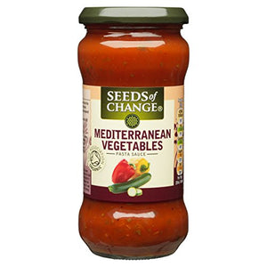 Seeds of Change Organic Mediterranean Vegetable Pasta Sauce 350 g (Pack of 6)