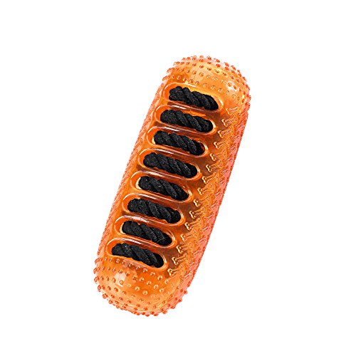 Tpr Stick With  Black Cotton Rope, 16 Cm Orange  Pack Of 3 | Hunter