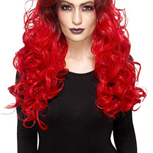 Smiffys 45045 Deluxe Devil Glamour Wig (One Size)