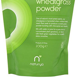 Naturya Organic Wheatgrass Powder 200g (Pack of 2)