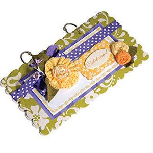 Sizzix Bigz XL Die - Album, Scallop Rectangle #2 by Rachael Bright