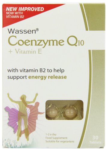 Wassen Coenzyme Q10 + Vitamin E 30 tablet X 3 (Pack of 3)