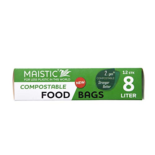 Maistic Compostable Food Freezer 2-gen. Strong Bio Bags 8 litres 12 per Pack