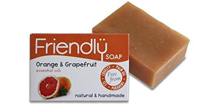 Friendly Soap Natural Handmade Orange & Grapefruit Soap