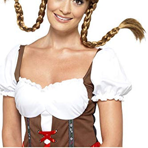 Smiffys Bavarian Babe Wig, Plaited