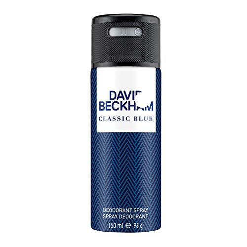 DAVID BECKHAM Classic Blue Deodorant Anti-Perspirant Body Spray for Men, 150 ml