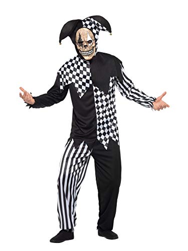 Smiffy's 48176L Evil Court Jester Costume (Large)