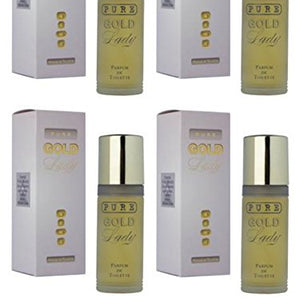PURE GOLD LADY 4 PACK BY MILTON LLOYD 55ML PARFUM DE TOILETTE/PERFUME