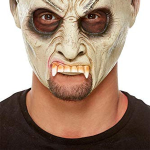 Smiffys 61116 Vampire Latex Mask, Unisex Adult, Grey