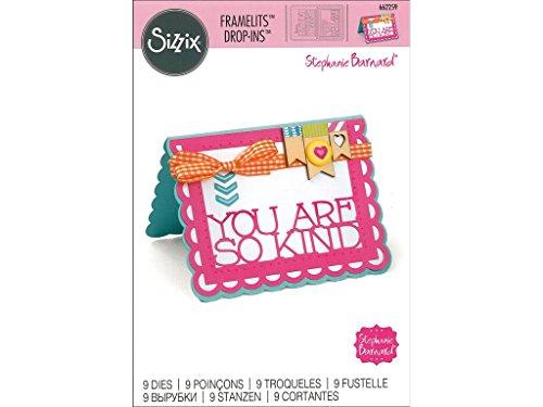 Sizzix SIZ662259 Drop in Scallop Thanks Sbarnard Framelits Die