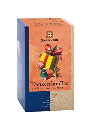 Sonnentor Thank You Herbal Tea Org 18 Double Chamber Bags