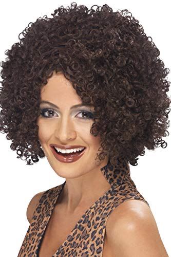 Smiffys Scary Power Wig - Brown