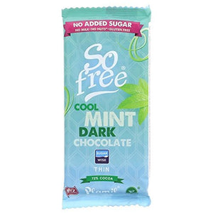 Plamil So Free No Added Sugar Chocolate With Mint 80g (Pack of 12)