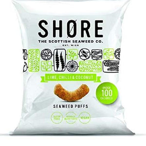 Shore Lime Chilli & Coconut Seaweed Puffs 25g (Pack of 24)