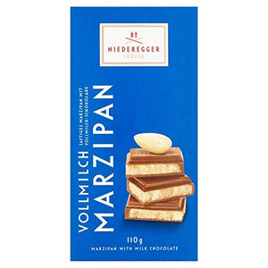 Milk Chocolate Marzipan NIEDEREGGER LUBECK Classic Bar 110g