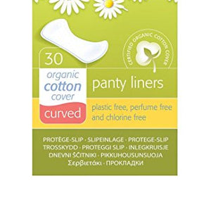 Natural Pantyliners Curved (30's) ( x 12 Pack)