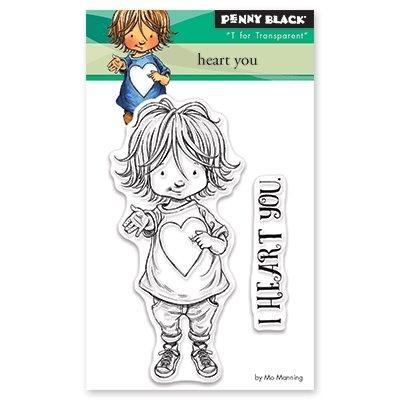 Penny Black Heart You Clear Stamps