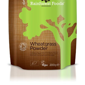 Rainforest Foods Organic New Zealand Wheatgrass Powder 200g