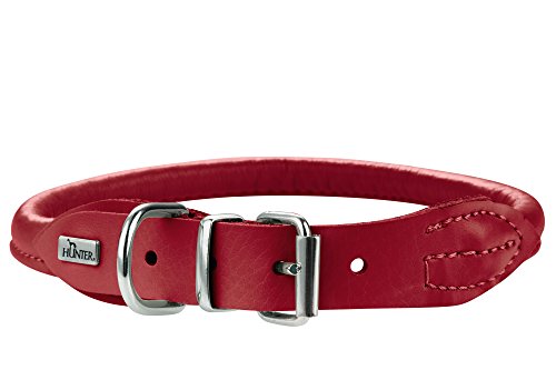 Collar Round & Soft Elk 55/10 Elkskin Chili, 46-51 Cm | Hunter