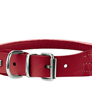 Collar Round & Soft Elk 55/10 Elkskin Chili, 46-51 Cm | Hunter