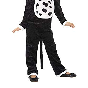 Smiffys Children's Cat Costume, Bodysuit, Bell & Mask, Size: M, Colour: Black, 35998