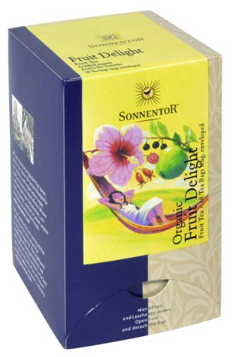 Sonnentor Fruit Delight Tea 3 g (Pack of 2, Total of 36 Double Chamber Bags)