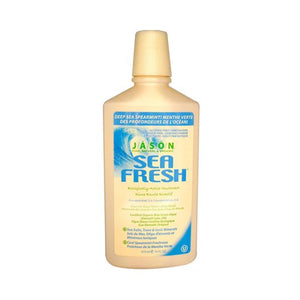 Pack of 3 x Jason Sea Fresh Biologically Active Mouthwash Deep Sea Spearmint - 16 fl oz