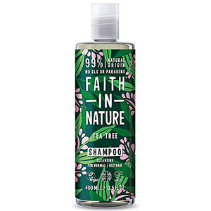 Faith In Nature | Tea Tree Shampoo | 3 X 400Ml