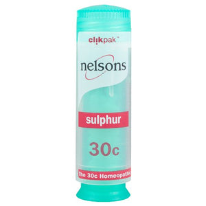 Nelsons Sulphur 30c 84 Pills Homeopathic Products Well Being - Size: 84 Pills