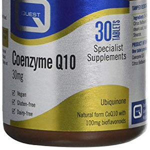 Quest Coenzyme Q10 30mg 30 Tablets (Pack of 3)