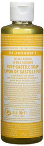 Dr. Bronner's Organic Citrus Pure-Castile Liquid Soap, 237 ml