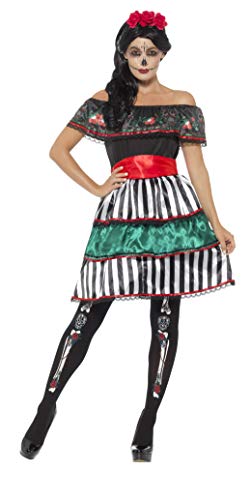 Smiffys 48077M Day of The Dead Senorita Doll Costume (Medium)