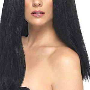 Smiffys Star Style Wig, 44 cm - Black