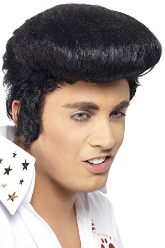Smiffys Elvis Deluxe Wig - Black