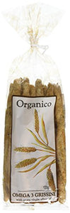 ORGANICO Organic Omega 3 Grissini 120g (PACK OF 8)