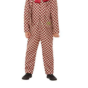 Smiffys 48781T1 Officially Licensed Wind in The Willows Deluxe Toad Costume, Boys, Red, Toddler - Age 1-2 years