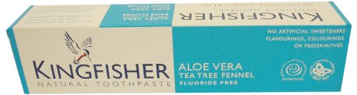 Kingfisher Aloe Vera Tea Tree & Fennel - F/Free [100ml] (Pack of 3)