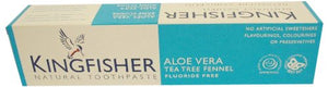 Kingfisher Aloe Vera Tea Tree & Fennel - F/Free [100ml] (Pack of 3)