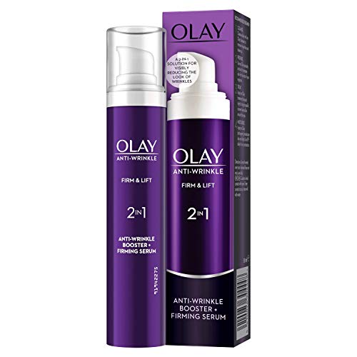 Olay Anti-Wrinkle Firm And Lift 2-in-1 Day Cream/Firming Serum, 50 ml, Pack of 4