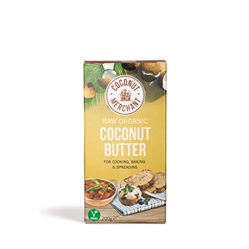 Coconut Butter Organic 200g Coconut Merchant Great for Cooking and Baking | Zero Cholesterol | Vegan | Low GI | Ethically Sourced