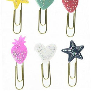 Shimelle 346620 Paper Clips Embellishments, Multicolor