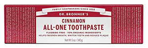 Dr. Bronner's Organic All One Toothpaste - Cinnamon 148ml (PACK OF 1)