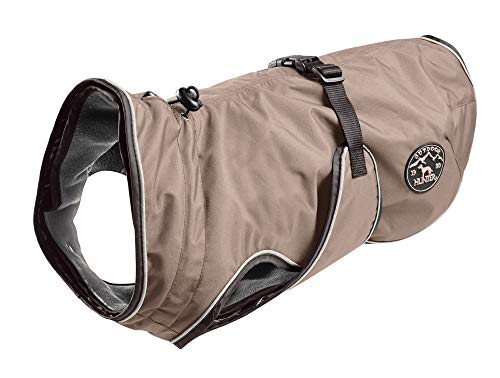 Dog Coat Uppsala, 60 Cm Taupe, Water Repellent, Reflective | Hunter