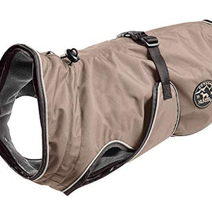 Dog Coat Uppsala, 55 Cm Taupe, Water Repellent, Reflective | Hunter