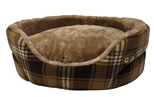 Gor Pets Essence Standard Bed Small 53Cm (21") Brown Check