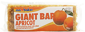 Ma Baker Giant Bar Apricot 90g (Pack of 20 )