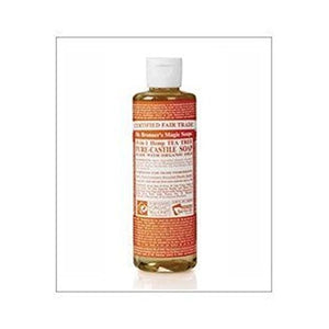 Dr Bronner Tea Tree Castile Liquid Soap 236ml x 6 (Pack of 6)