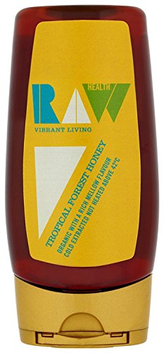 Raw Health Organic Squeezy tropical Forest Honey 350g (Pack of 3)