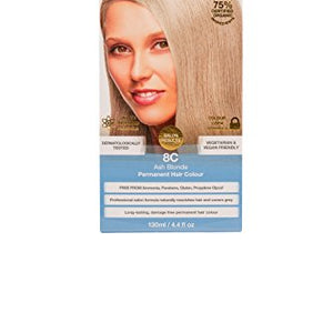 Tints of Nature Organic 8C Ash Blonde Permanent Hair Colour 130ml